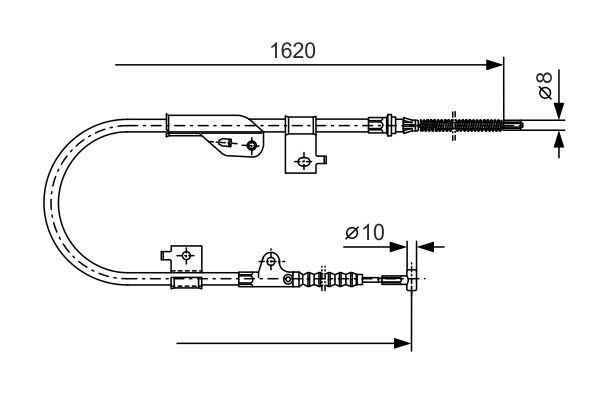 Handremkabel Bosch 1 987 477 758