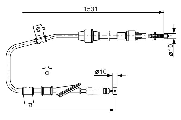 Handremkabel Bosch 1 987 477 788