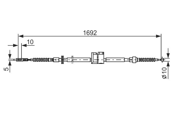 Bosch Handremkabel 1 987 477 813