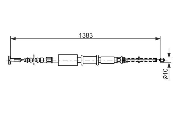 Handremkabel Bosch 1 987 477 826