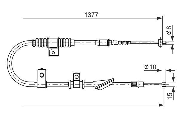 Bosch Handremkabel 1 987 477 842