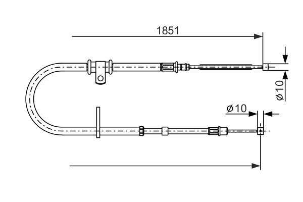 Handremkabel Bosch 1 987 477 862