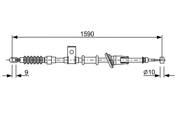 Bosch Handremkabel 1 987 477 878