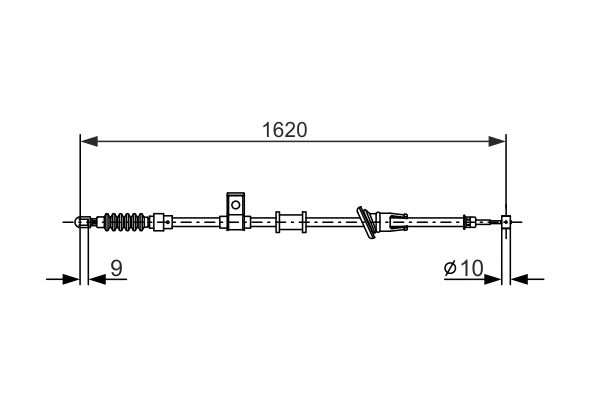 Handremkabel Bosch 1 987 477 893