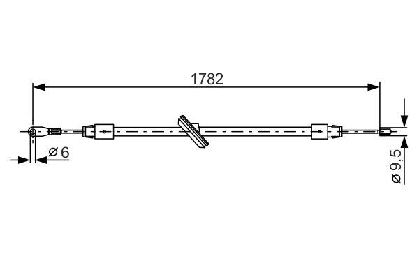 Handremkabel Bosch 1 987 477 902