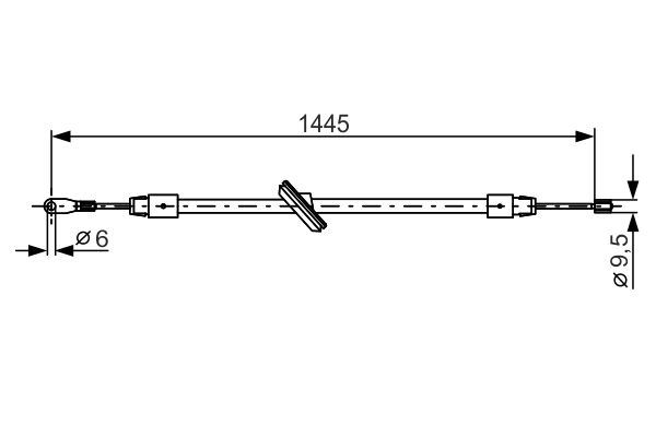Bosch Handremkabel 1 987 477 905
