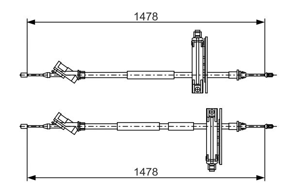Bosch Handremkabel 1 987 477 932