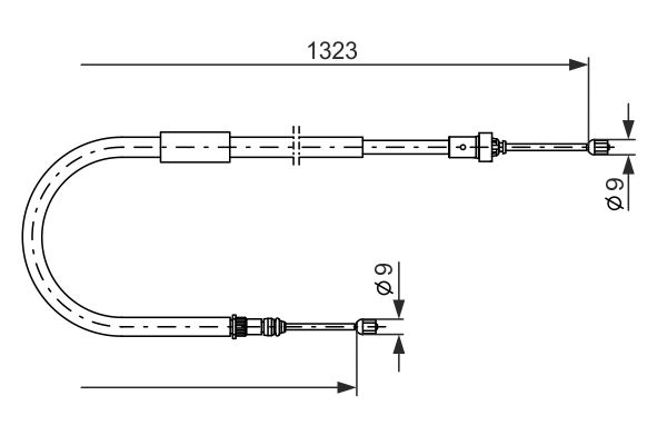 Handremkabel Bosch 1 987 477 964