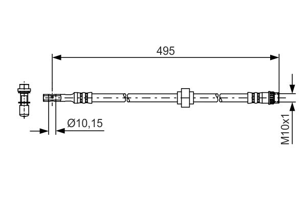 Remslang Bosch 1 987 481 405