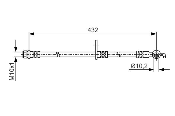 Remslang Bosch 1 987 481 A58