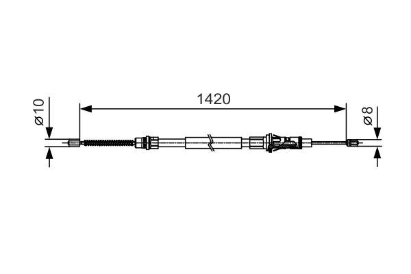 Handremkabel Bosch 1 987 482 013