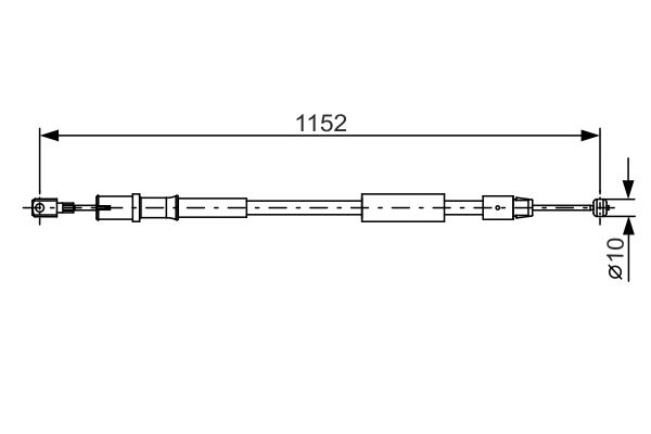 Handremkabel Bosch 1 987 482 025