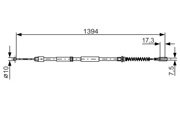 Handremkabel Bosch 1 987 482 033