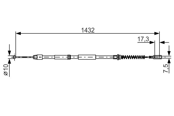 Handremkabel Bosch 1 987 482 034