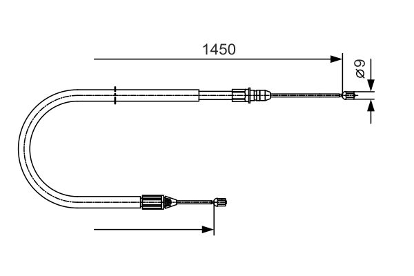 Handremkabel Bosch 1 987 482 040