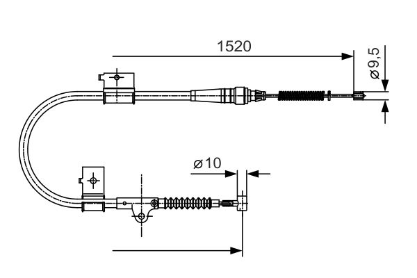 Handremkabel Bosch 1 987 482 051