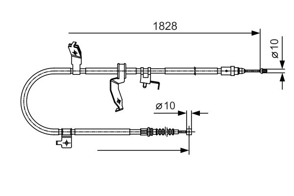 Handremkabel Bosch 1 987 482 053