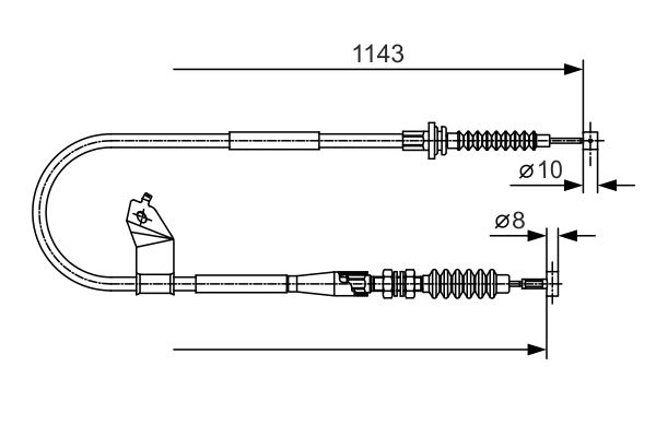 Handremkabel Bosch 1 987 482 055