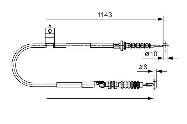 Handremkabel Bosch 1 987 482 056