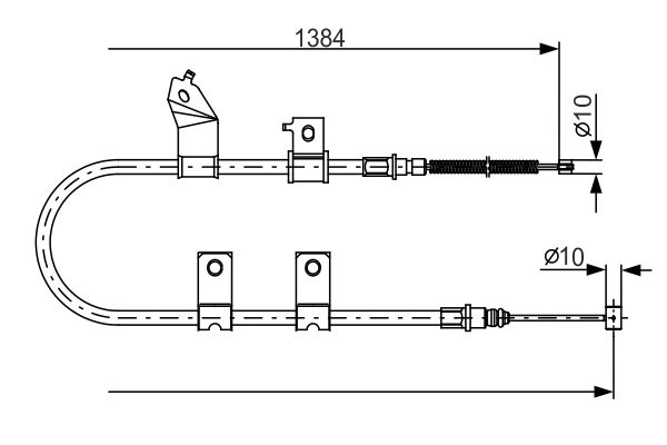 Handremkabel Bosch 1 987 482 082