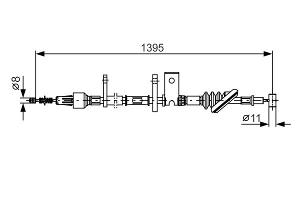 Handremkabel Bosch 1 987 482 089