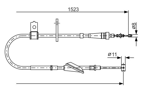 Handremkabel Bosch 1 987 482 092