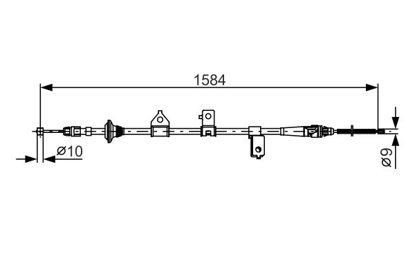 Handremkabel Bosch 1 987 482 099