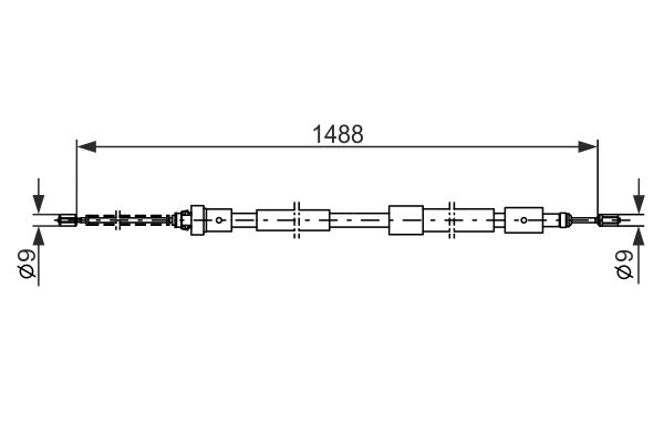 Handremkabel Bosch 1 987 482 103