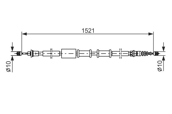 Handremkabel Bosch 1 987 482 109