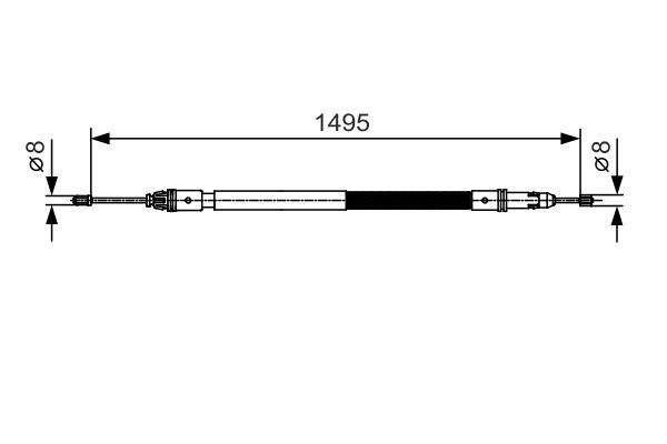 Handremkabel Bosch 1 987 482 118