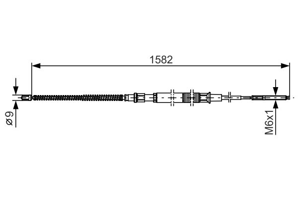 Handremkabel Bosch 1 987 482 124