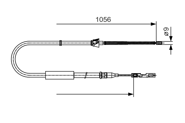 Handremkabel Bosch 1 987 482 125