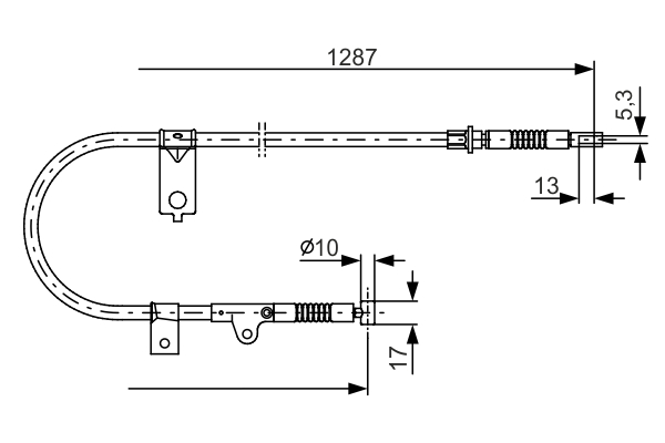 Handremkabel Bosch 1 987 482 150