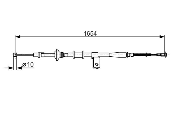 Handremkabel Bosch 1 987 482 172