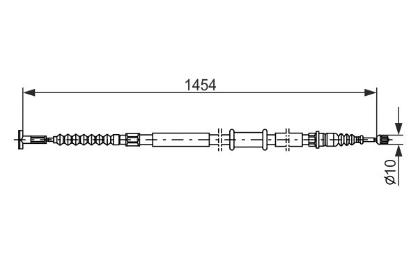 Handremkabel Bosch 1 987 482 179