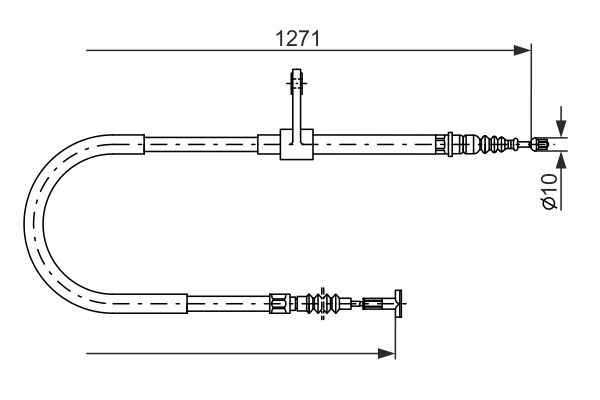 Handremkabel Bosch 1 987 482 186