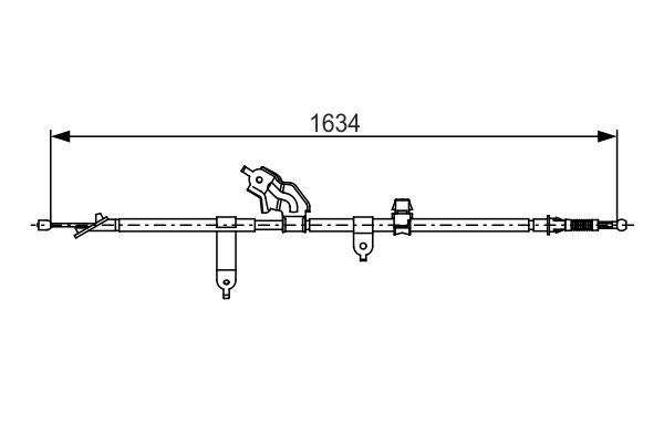 Handremkabel Bosch 1 987 482 222