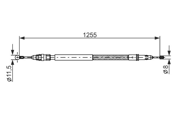 Handremkabel Bosch 1 987 482 235