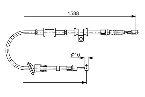 Handremkabel Bosch 1 987 482 245