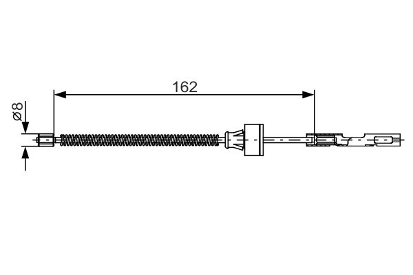 Handremkabel Bosch 1 987 482 278