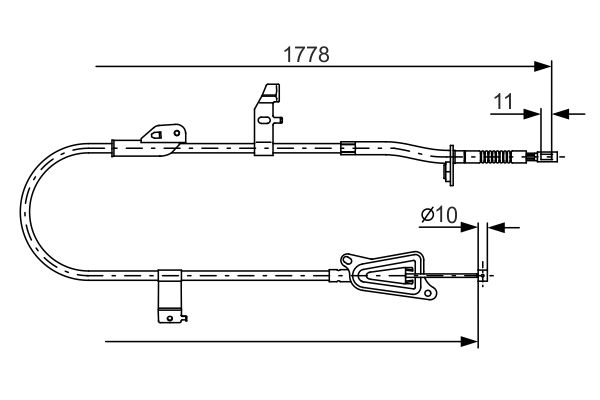 Handremkabel Bosch 1 987 482 304