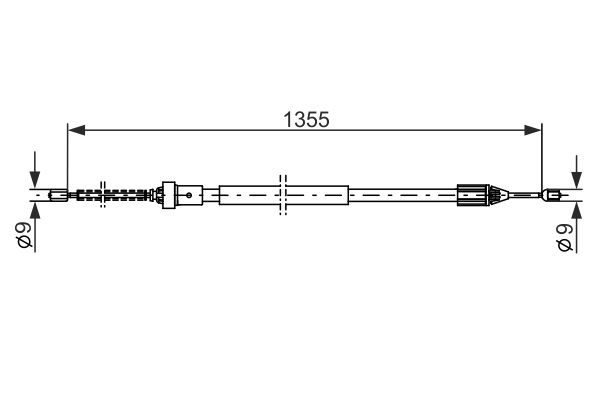 Handremkabel Bosch 1 987 482 309