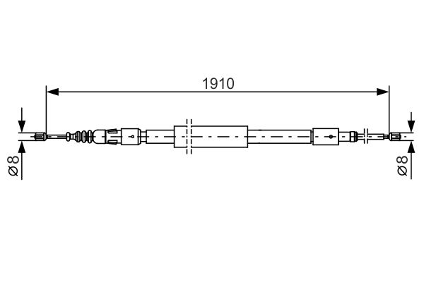 Handremkabel Bosch 1 987 482 318