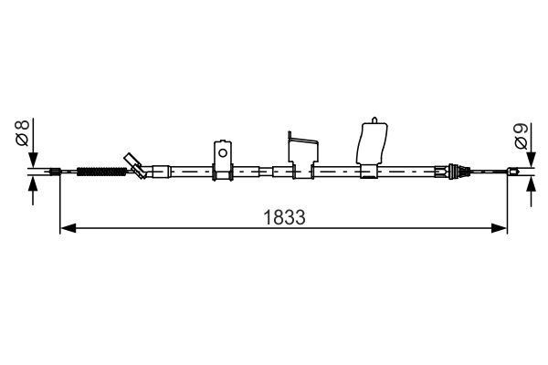 Handremkabel Bosch 1 987 482 340