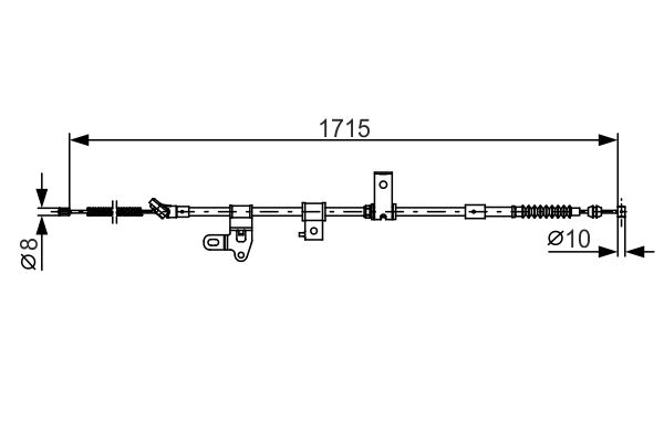 Handremkabel Bosch 1 987 482 348