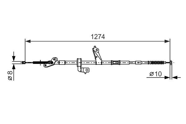 Handremkabel Bosch 1 987 482 367