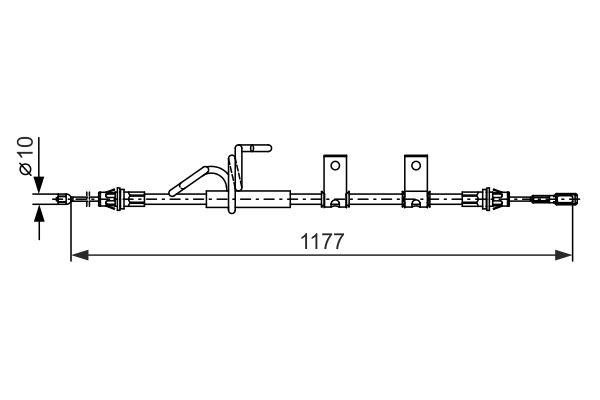 Handremkabel Bosch 1 987 482 404