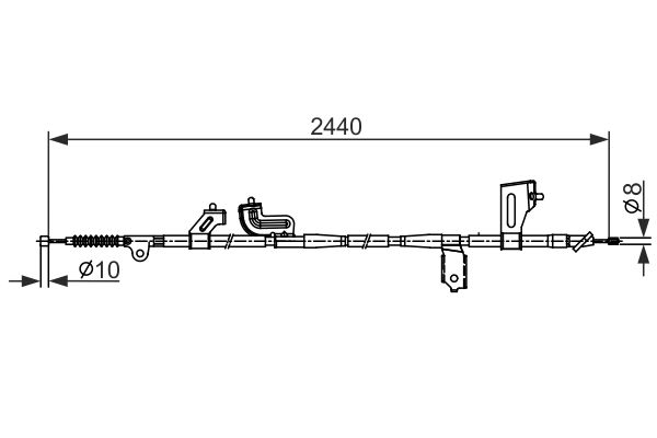 Handremkabel Bosch 1 987 482 425