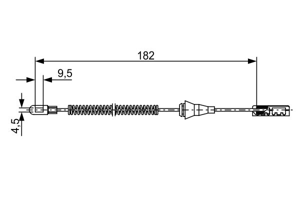 Handremkabel Bosch 1 987 482 449