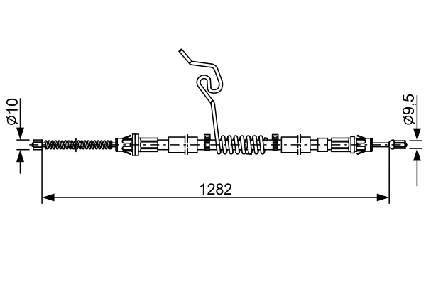 Handremkabel Bosch 1 987 482 462
